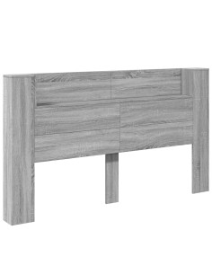Testiera Grigio Sonoma 180 x 16,5 x 103,5 cm Legno multistrato 2