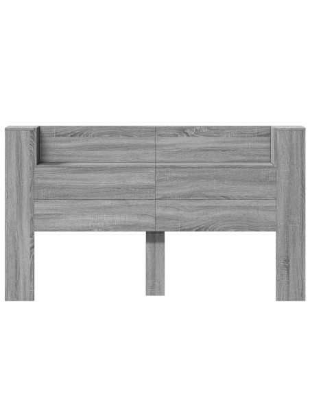 Testiera Grigio Sonoma 180 x 16,5 x 103,5 cm Legno multistrato