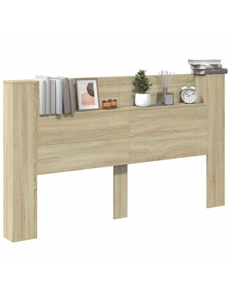 Testiera Rovere Sonoma 180 x 16,5 x 103,5 cm Legno multistrato