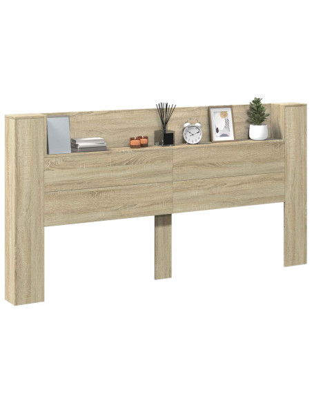 Testiera Rovere Sonoma 200 x 16,5 x 103,5 cm Legno multistrato