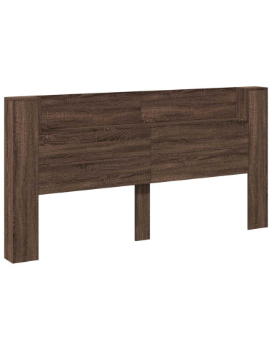 Testiera Rovere Marrone 200 x 16,5 x 103,5 cm Legno multistrato