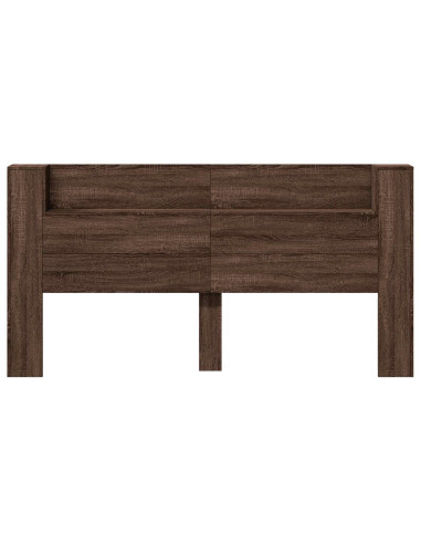 Testiera Rovere Marrone 200 x 16,5 x 103,5 cm Legno multistrato