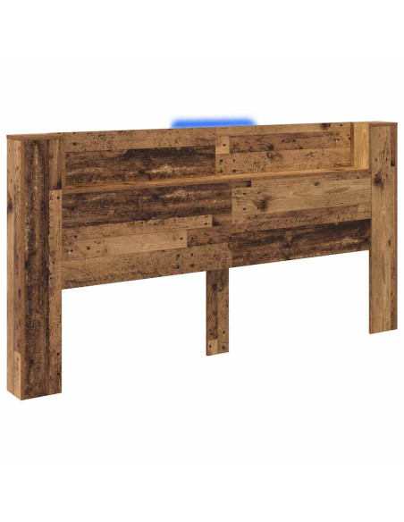 Testiera Legno vecchio 200 x 15 x 103,5 cm Legno multistrato