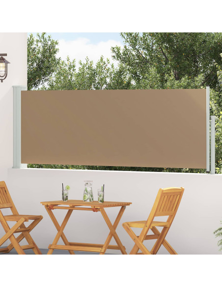 Tenda laterale retrattile Tortora 300 x 100 cm Poliestere