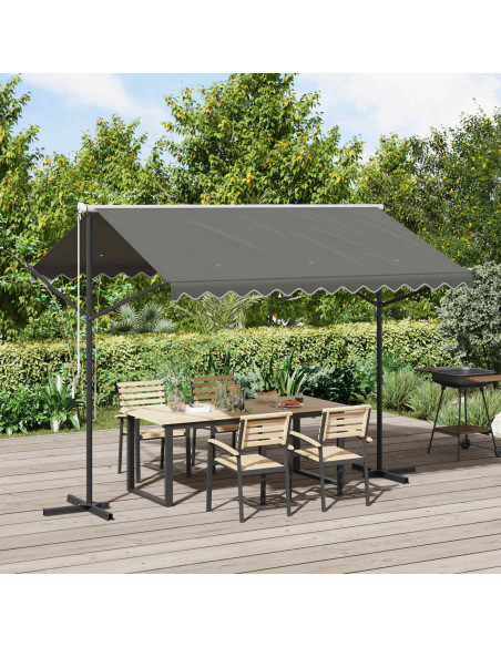 Tenda autoportante Grigio 3 x 3 m Poliestere