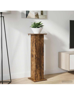 Supporto per piante Rovere Fumo 30,5 x 30 x 100,5 cm