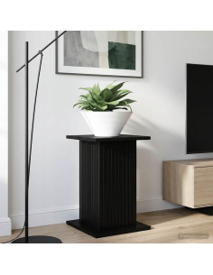 Supporto per piante Nero 30,5 x 30 x 43 cm Legno ingegnerizzato