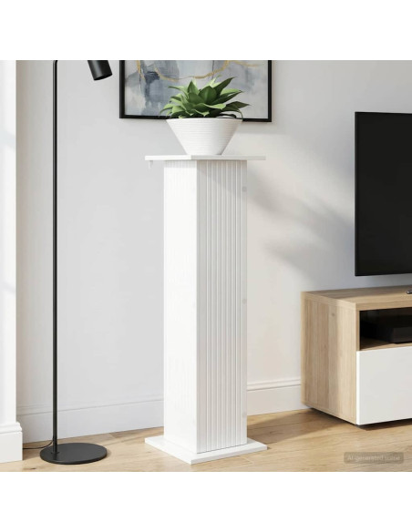 Supporto per piante Bianco Lucido 30,5 x 30 x 100,5 cm