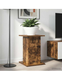 Supporto per piante 2 pcs Rovere Fumo 30,5 x 30 x 43 cm