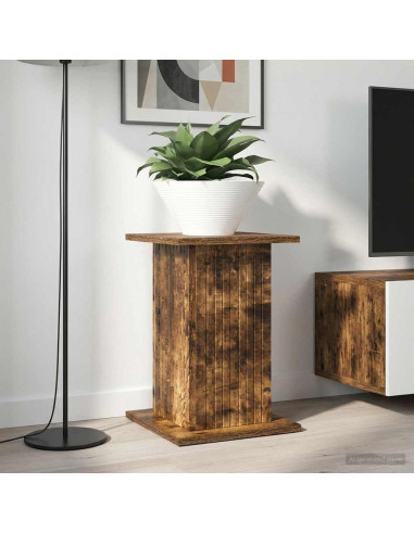 Supporto per piante 2 pcs Rovere Fumo 30,5 x 30 x 43 cm