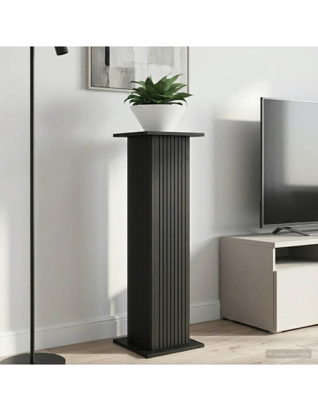 Supporto per piante 2 pcs Nero 30,5 x 30 x 100,5 cm