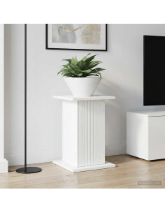 Supporto per piante 2 pcs Bianco Lucido 30,5 x 30 x 43 cm