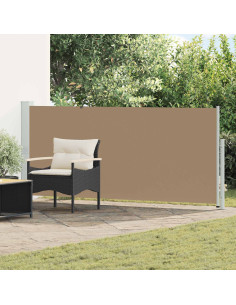Tenda laterale retrattile Tortora 500 x 160 cm Poliestere