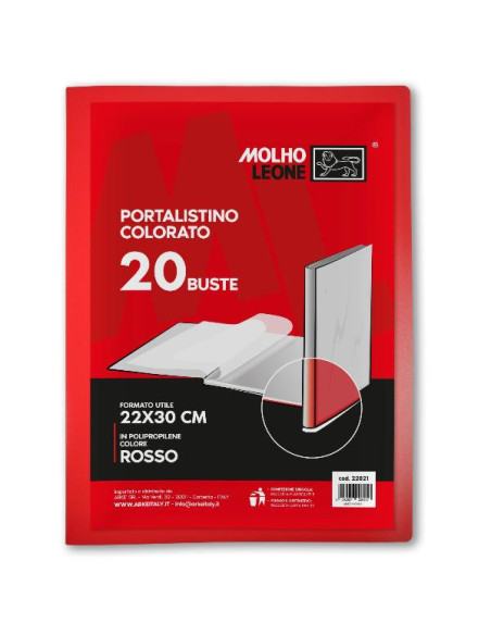 CF24 PORTALISTINO ROSSO 20 BUSTE