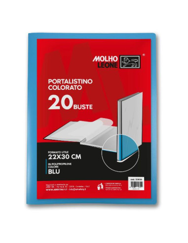 CF24 PORTALISTINO BLU 20 BUSTE