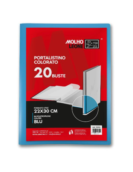 CF24 PORTALISTINO BLU 20 BUSTE