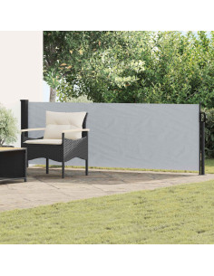 Tenda laterale retrattile Grigio 300 x 100 cm Poliestere