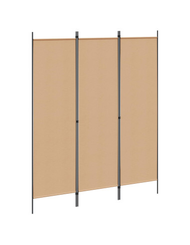 Divider per stanze Beige 150 x 180 cm Tessuto
