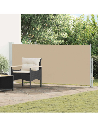 Tenda laterale retrattile Beige 300 x 170 cm Poliestere