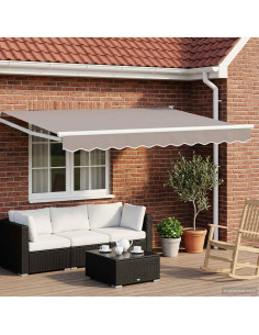 Tenda retrattile Grigio chiaro 2,5 x 2 m