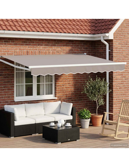 Tenda retrattile Grigio chiaro 2,5 x 2 m