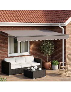 Tenda retrattile Grigio chiaro 2,5 x 2 m
