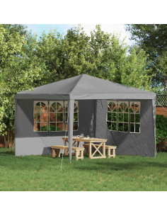 Parete per tenda da festa 2 pcs 300 x 195 cm Grigio Chiaro