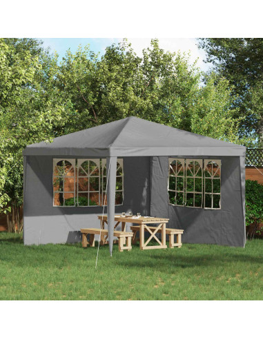 Parete per tenda da festa 2 pcs 300 x 195 cm Grigio Chiaro