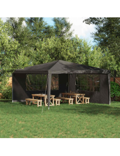 Parete per tenda da festa 2 pcs 400 x 195 cm Antracite