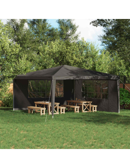 Parete per tenda da festa 2 pcs 400 x 195 cm Antracite