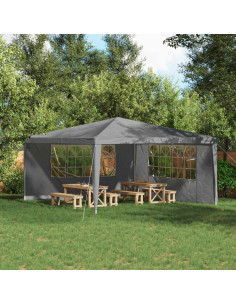 Parete per tenda da festa 2 pcs 400 x 195 cm Grigio Chiaro