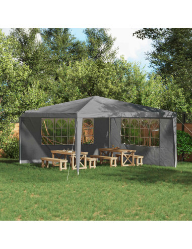 Parete per tenda da festa 2 pcs 400 x 195 cm Grigio Chiaro