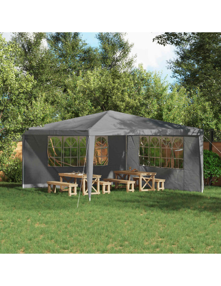Parete per tenda da festa 2 pcs 400 x 195 cm Grigio Chiaro