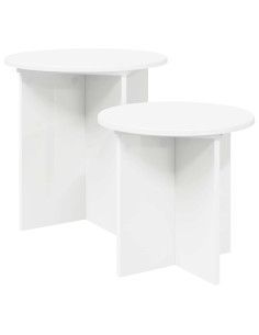 Set tavolini con archiviazione 2 pcs Legno ingegnerizzato