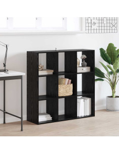 Libreria Rovere Nero 102 x 32 x 102 cm