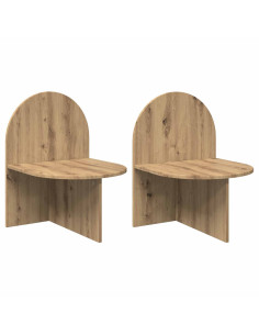 Comodino 2 pcs Rovere Artigianale 48 x 49 x 65 cm