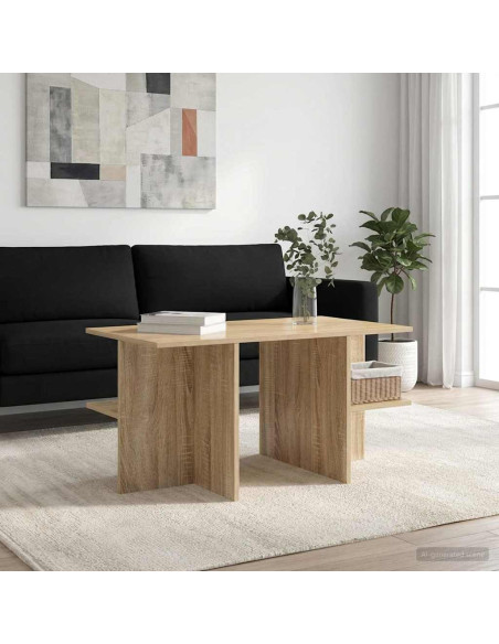 Tavolino da salotto Rovere Sonoma 87 x 50 x 45 cm