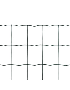 Recinzione Europea in Acciaio 25 x 1,5 m Verde