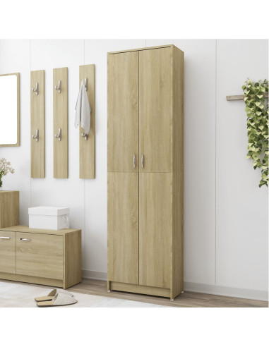 Armadio Corridoio Rovere Sonoma 55x25x189 cm Legno Multistrato