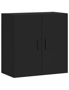 Armadietto a Muro Nero 60x31x60 cm in Legno Multistrato 2