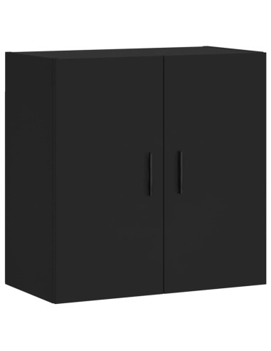 Armadietto a Muro Nero 60x31x60 cm in Legno Multistrato