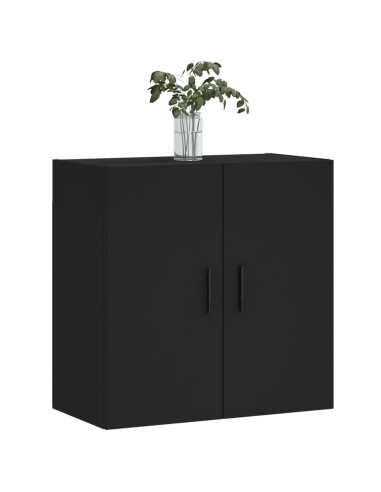 Armadietto a Muro Nero 60x31x60 cm in Legno Multistrato