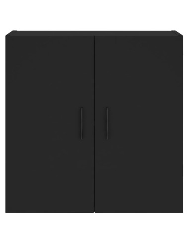 Armadietto a Muro Nero 60x31x60 cm in Legno Multistrato