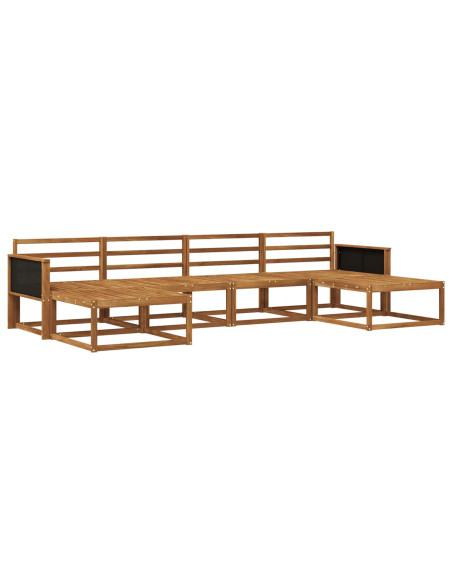 Set di divani da esterno 6 pcs Naturale