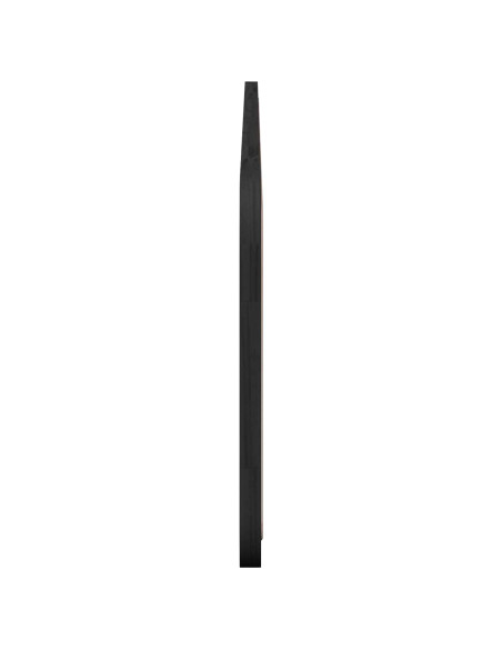Testiera con testiera Nero 200 x 55 x 3 cm Rattan