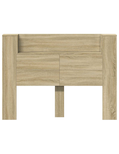 Testata con Mobile e LED Sonoma 140 x 16,5 x 103,5 cm