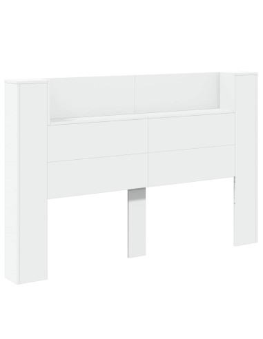 Testata con Mobile e LED Bianco 160 x 16,5 x 103,5 cm