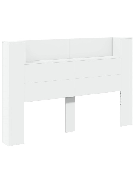 Testata con Mobile e LED Bianco 160 x 16,5 x 103,5 cm