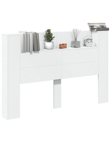 Testata con Mobile e LED Bianco 160 x 16,5 x 103,5 cm