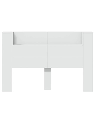 Testata con Mobile e LED Bianco 160 x 16,5 x 103,5 cm